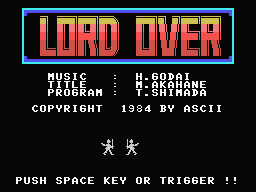 Lord Over Title Screen